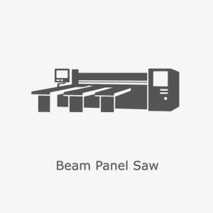 Beam panel saw machines